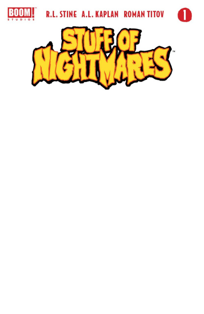Stuff of Nightmares #1 (Blank Sketch Cover)