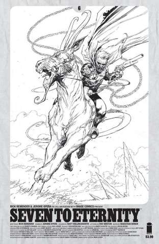 Seven to Eternity #6 (Spawn Month B&W Cover)