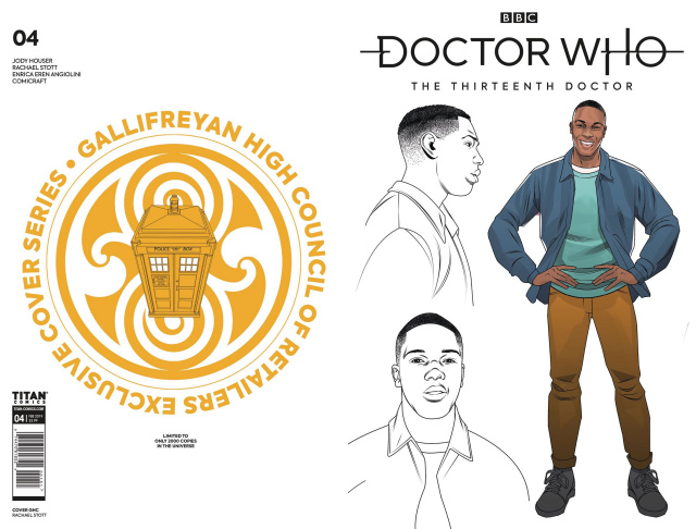 Doctor Who: The Thirteenth Doctor #4 (Gallifreyan High Council Cover)