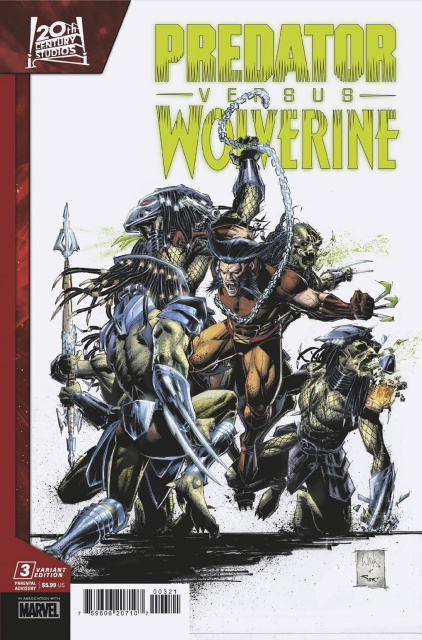 Predator vs. Wolverine #3 (Whilce Portacio Cover)