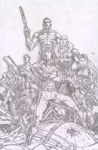 G.I. Joe #1 (500 Copy Finch B&W Cover)