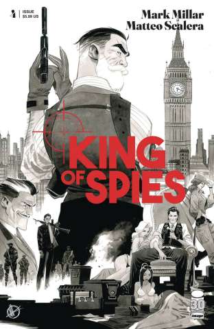 King of Spies #4 (Scalera B&W Cover)