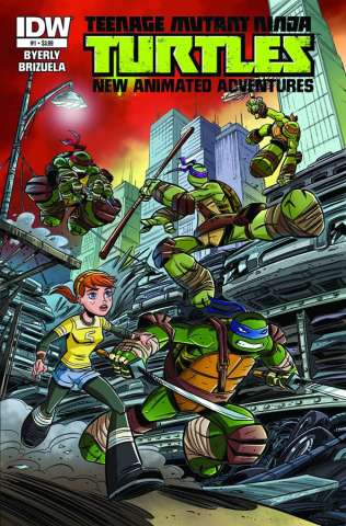 Teenage Mutant Ninja Turtles: New Animated Adventures #1 (25 Copy Cover)