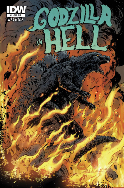 Godzilla in Hell #5 (Subscription Cover)
