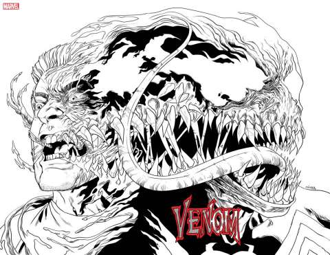 Venom #18 (Sliney Immortal Wrapped Cover)