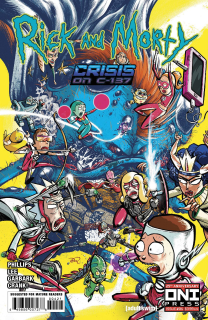 Rick and Morty: Crisis on C-137 #4 (Samaniego Cover)