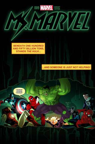 Ms. Marvel #9 (Deadpool Cover)