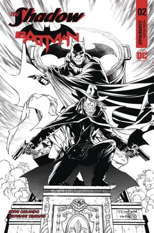 The Shadow / Batman #2 (50 Copy Daniel B&W Cover)