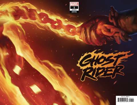 Ghost Rider #1 (Rahzzah Wraparound Teaser Cover)