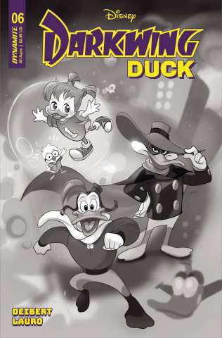 Darkwing Duck #6 (10 Copy Leirix B&W Cover)