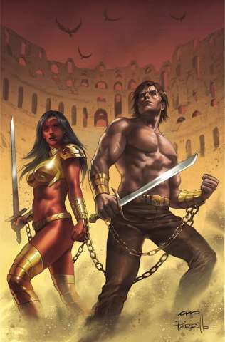 Dejah Thoris vs. John Carter of Mars #5 (Parrillo Virgin Cover)