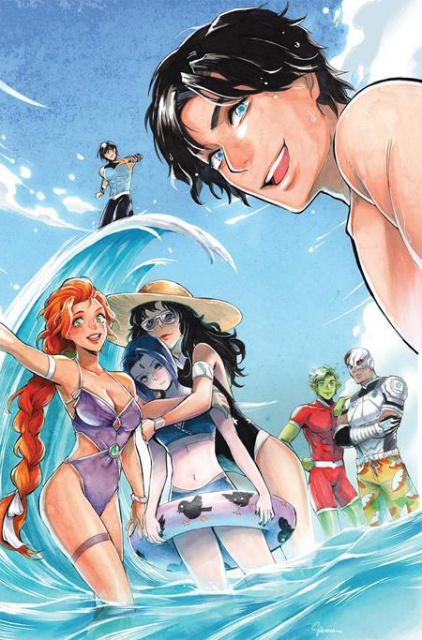 Titans #14 (Saowee Swimsuit Card Stock Cover)