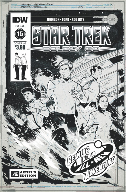 Star Trek: Boldly Go #15 (Artist Ed Hernandez Cover)