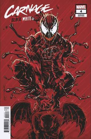 Carnage: Black, White, and Blood #4 (Mooney Cover)