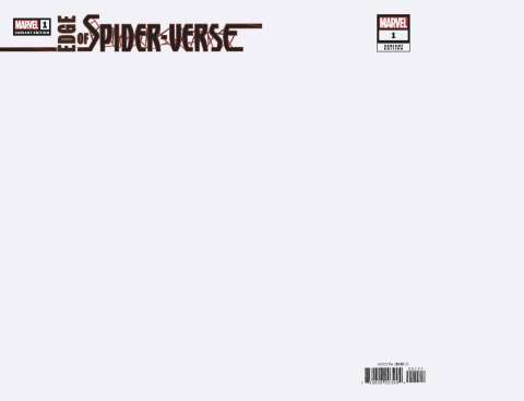 Edge of Spider-Verse #1 (Blank Cover)