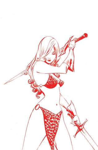 Red Sonja #23 (35 Copy Lee Tint Virgin Cover)