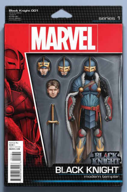 Black Knight #1 (Christopher Action Figure Cover)