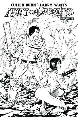 The Army of Darkness #5 (15 Copy Seeley B&W Cover)