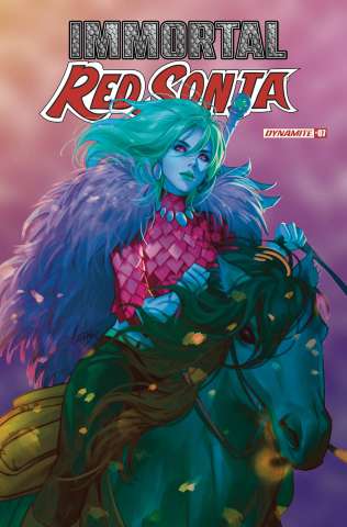 Immortal Red Sonja #7 (Leirix Ultraviolet Cover)
