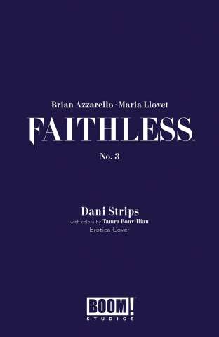Faithless #3 (Erotica Strips Cover)