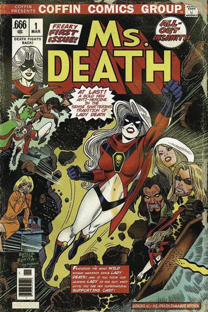 Lady Death: Sworn #1 (Ms. Death Damaged Cover)