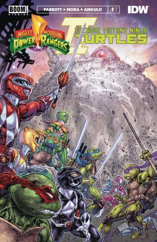 Mighty Morphin Power Rangers / Teenage Mutant Ninja Turtles II #1 (BSE Williams II Cover)