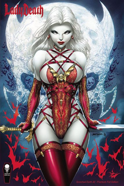 Lady Death: Scorched Earth #2 (Tyndall Premium Foil Cover)