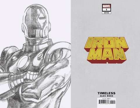 Iron Man #1 (Alex Ross Iron Man Timeless Virgin Sketch Cover)