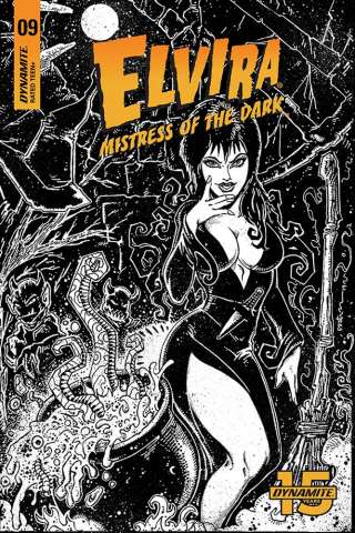 Elvira: Mistress of the Dark #9 (11 Copy Eastman B&W Cover)
