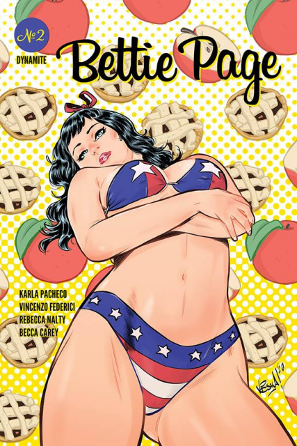 Bettie Page #2 (7 Copy Federici America Together Cover)