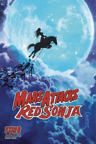 Mars Attacks / Red Sonja #4 (Suydam Cover)