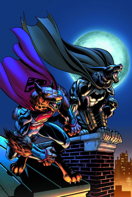 Batman / Superman #15 (Monsters Cover)