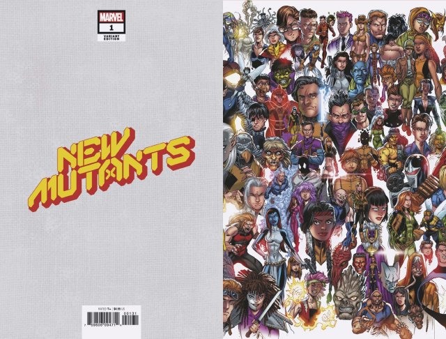 New Mutants #1 (Bagley Every Mutant Ever Cover)