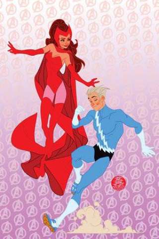 Scarlet Witch #9 (50 Copy Brooks Animated Style Virgin Cover)