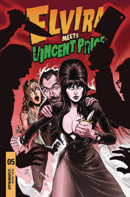 Elvira Meets Vincent Price #5 (Samu Cover)