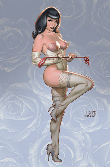 Bettie Page and The Curse of the Banshee #5 (Linsner Virgin Cover)
