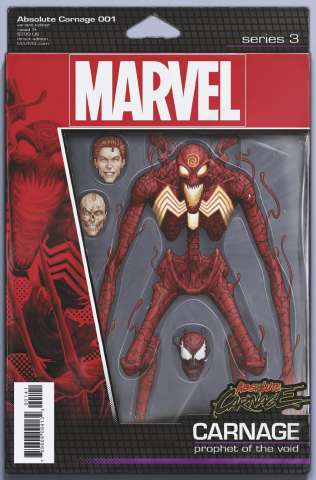 Absolute Carnage #1 (Christopher Action Figure Cover)
