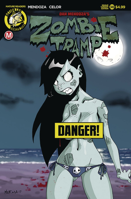 Zombie Tramp #38 (Mendoza Risque Cover)
