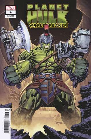 Planet Hulk: Worldbreaker #4 (Lashley Cover)
