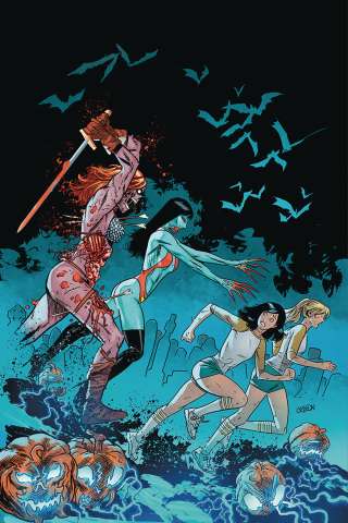 Red Sonja and Vampirella Meet Betty and Veronica #10 (Gedeon Virgin Zombie Cover)