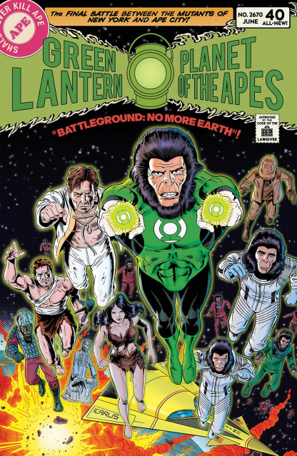The Planet of the Apes / The Green Lantern #5 (20 Copy Rivoche Cover)