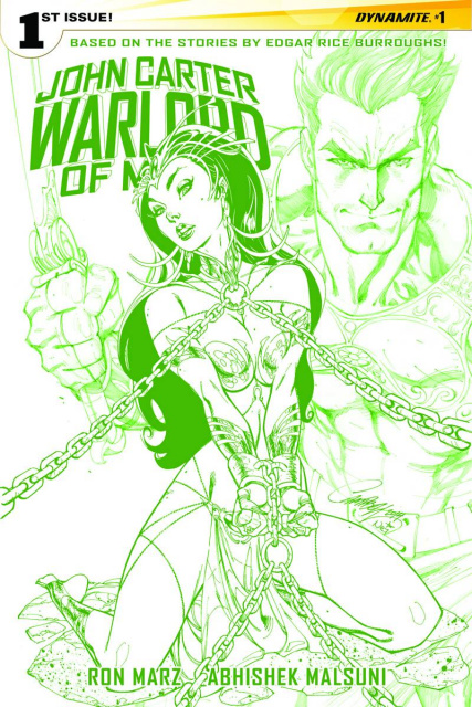 John Carter: Warlord of Mars #1 (Campbell Martian Green Cover)