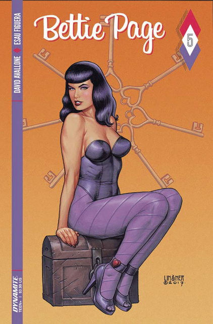 Bettie Page #5 (Linsner Cover)