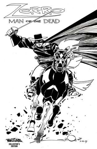 Zorro: Man of the Dead #2 (Simonson Backer Unlock Cover)