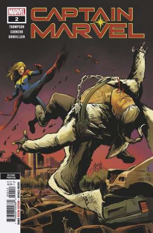 Captain Marvel #2 (Carnero 2nd Printing)