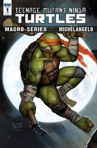 Teenage Mutant Ninja Turtles Macro-Series #2: Michelangelo (10 Copy Brown Cover)