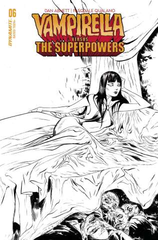 Vampirella vs. The Superpowers #6 (10 Copy Lee Line Art Cover)