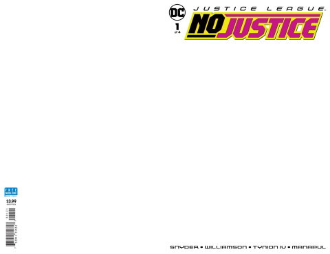 Justice League: No Justice #1 (Blank Cover)