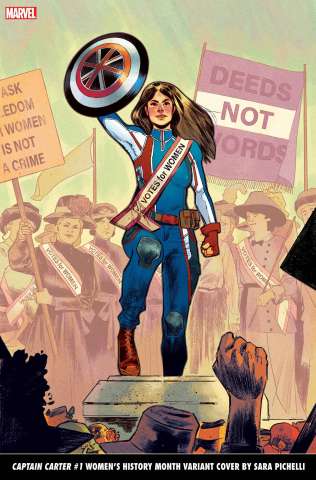 Captain Carter #1 (Pichelli Women's History Month Cover)