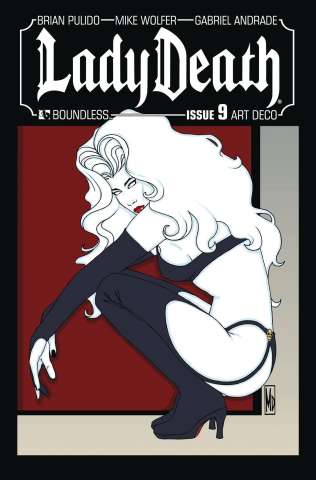 Lady Death #9 (Art Deco Variant Cover)